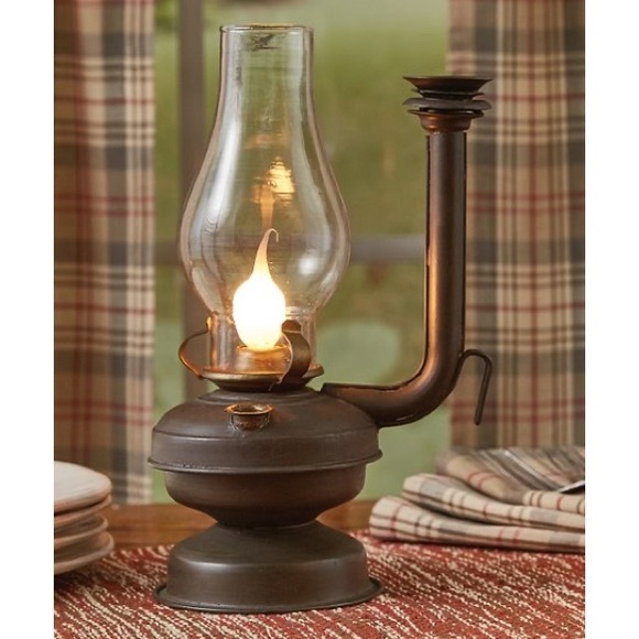 Park Designs Other - Park Designs Decorative Brown Electric Vent-Pipe Oil Lamp
